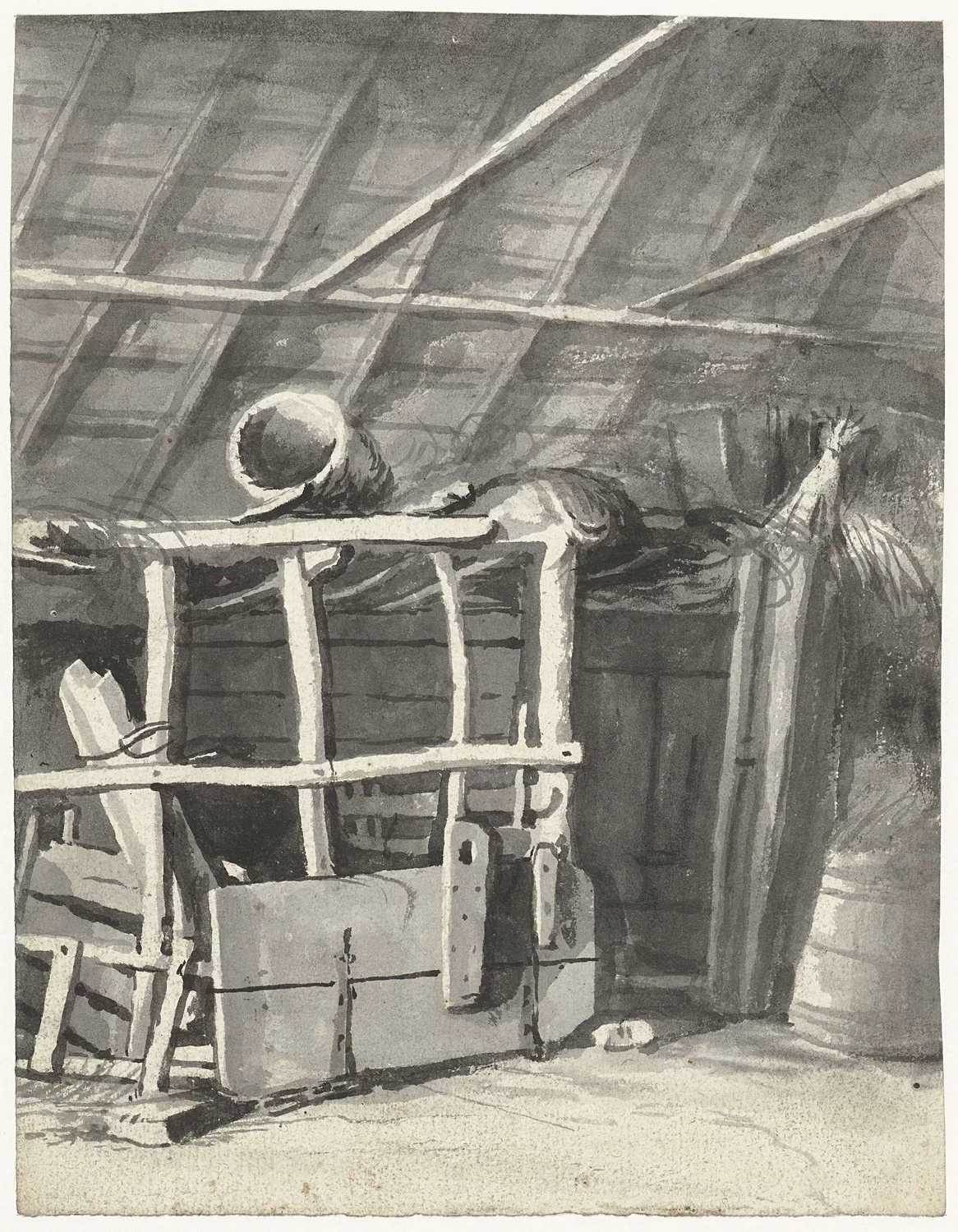 Interno di una stalla